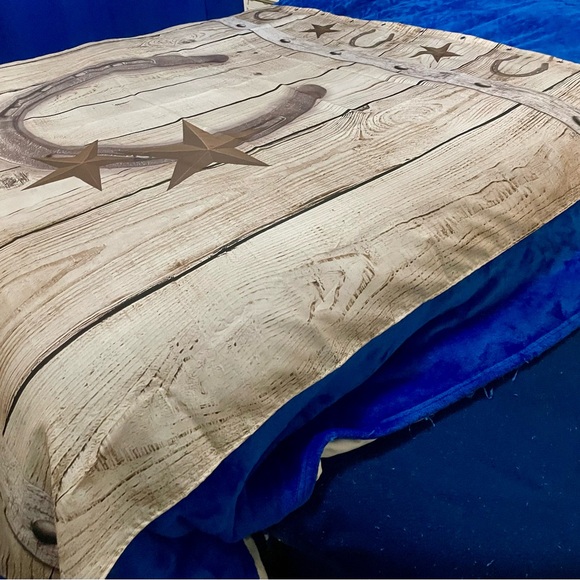 Rustic Horseshoe Shower Curtain - Picture 4 of 7